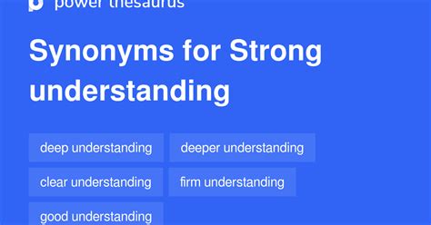 understand synonym|synonym for strong understanding.